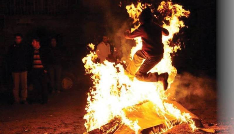 فرار از سوختگی در چهارشنبه سوری